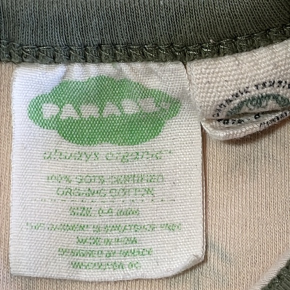 0-3M Parade Organics baby nightgown - Picture 3 of 3